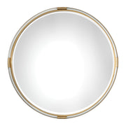  Mackai Round Gold Mirror