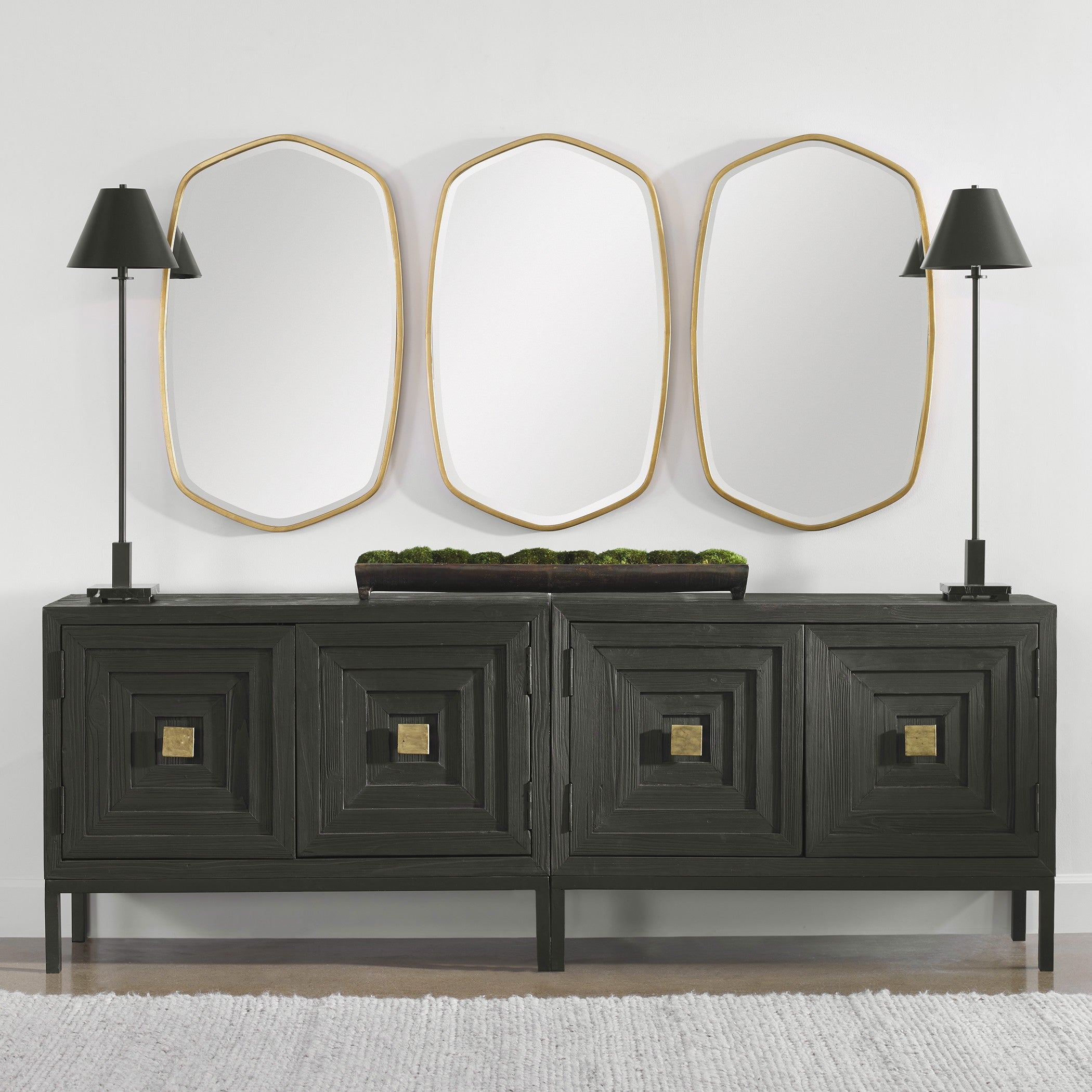 Uttermost Duronia Antiqued Gold Mirror - CLEARANCE - BRAND NEW BOXED