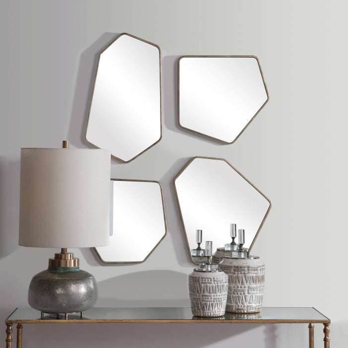 Uttermost Linneah Modern Set of 4 Mirrors