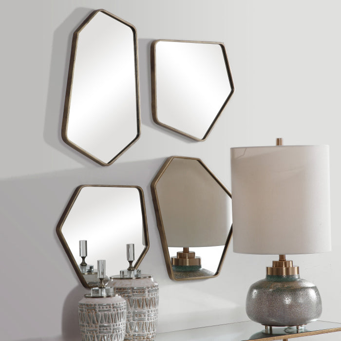 Uttermost Linneah Modern Set of 4 Mirrors