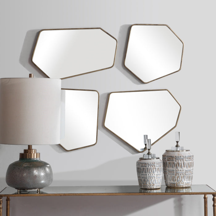 Uttermost Linneah Modern Set of 4 Mirrors