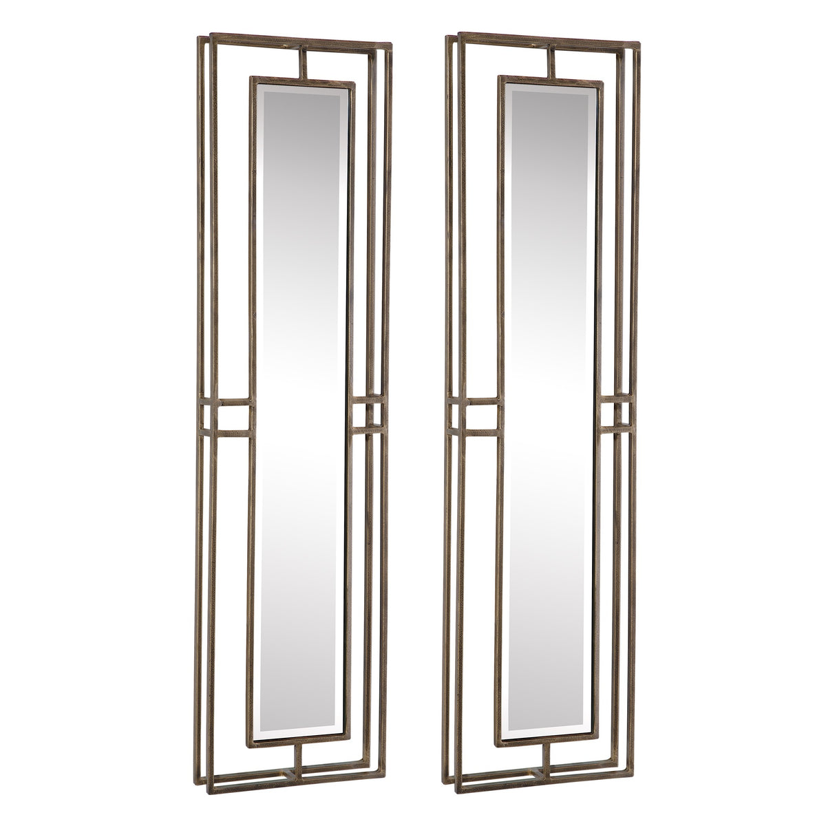 Uttermost Rutledge Gold Mirrors - Set of 2