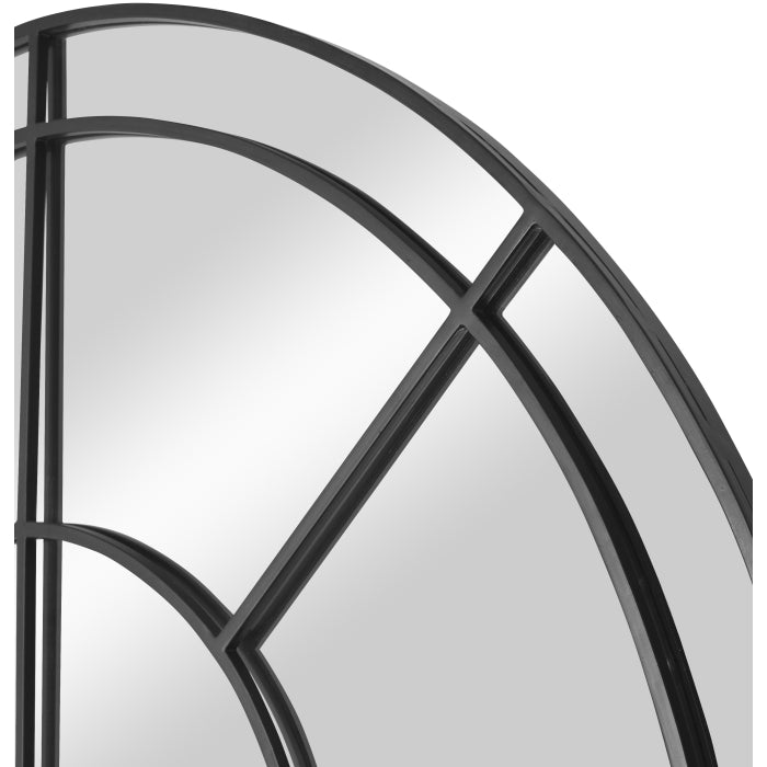 Uttermost Grantola Black Arch Iron Mirror