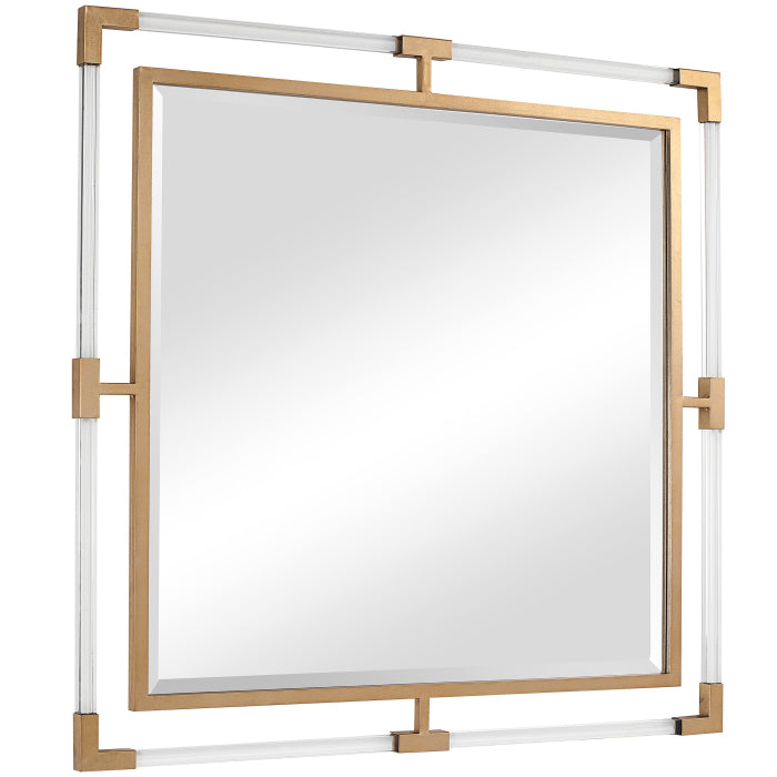 Uttermost Balkan Square Mirror in Gold