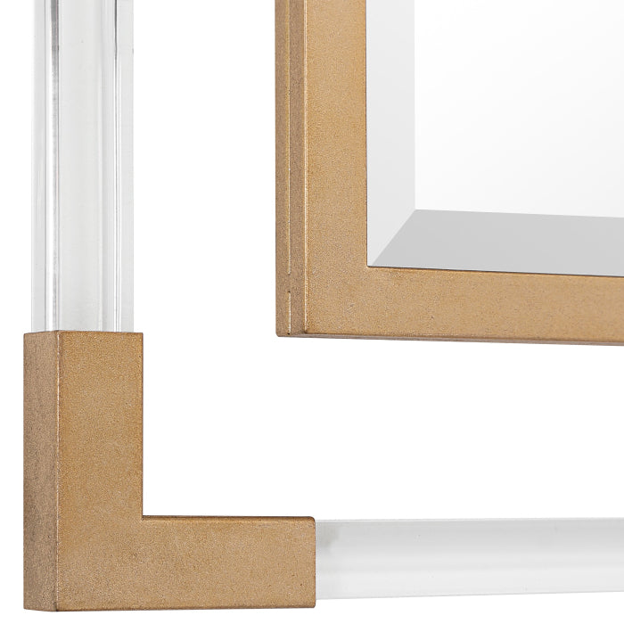 Uttermost Balkan Square Mirror in Gold