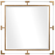 Balkan Square Mirror in Gold