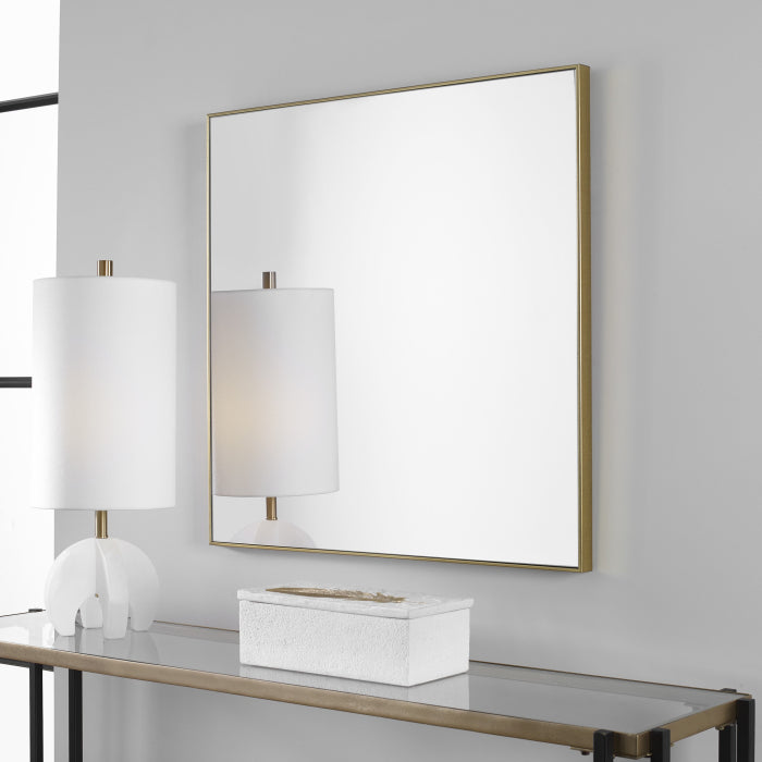 Uttermost Alexo Square Mirror in Gold