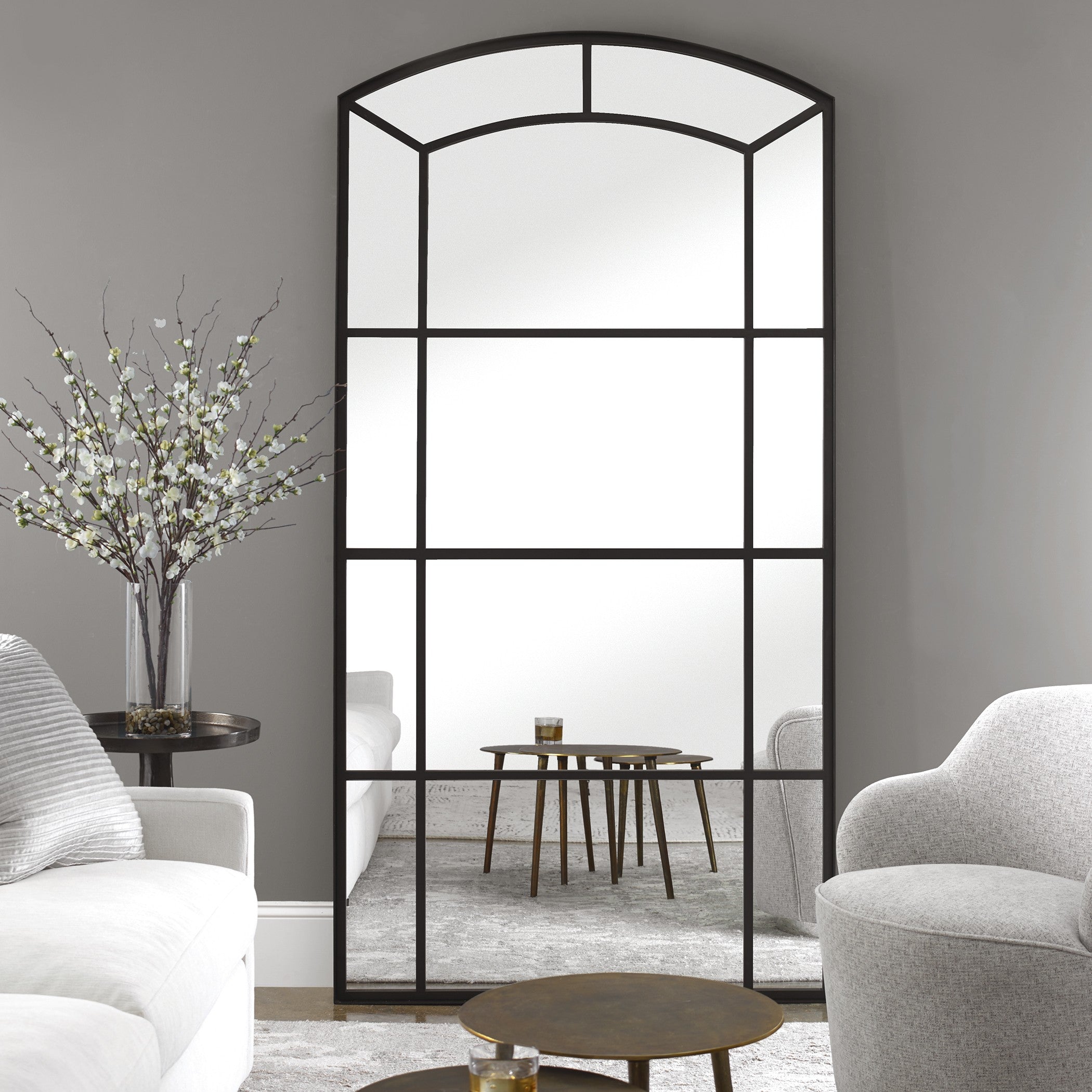 Uttermost Camber Arched Full Length Mirror