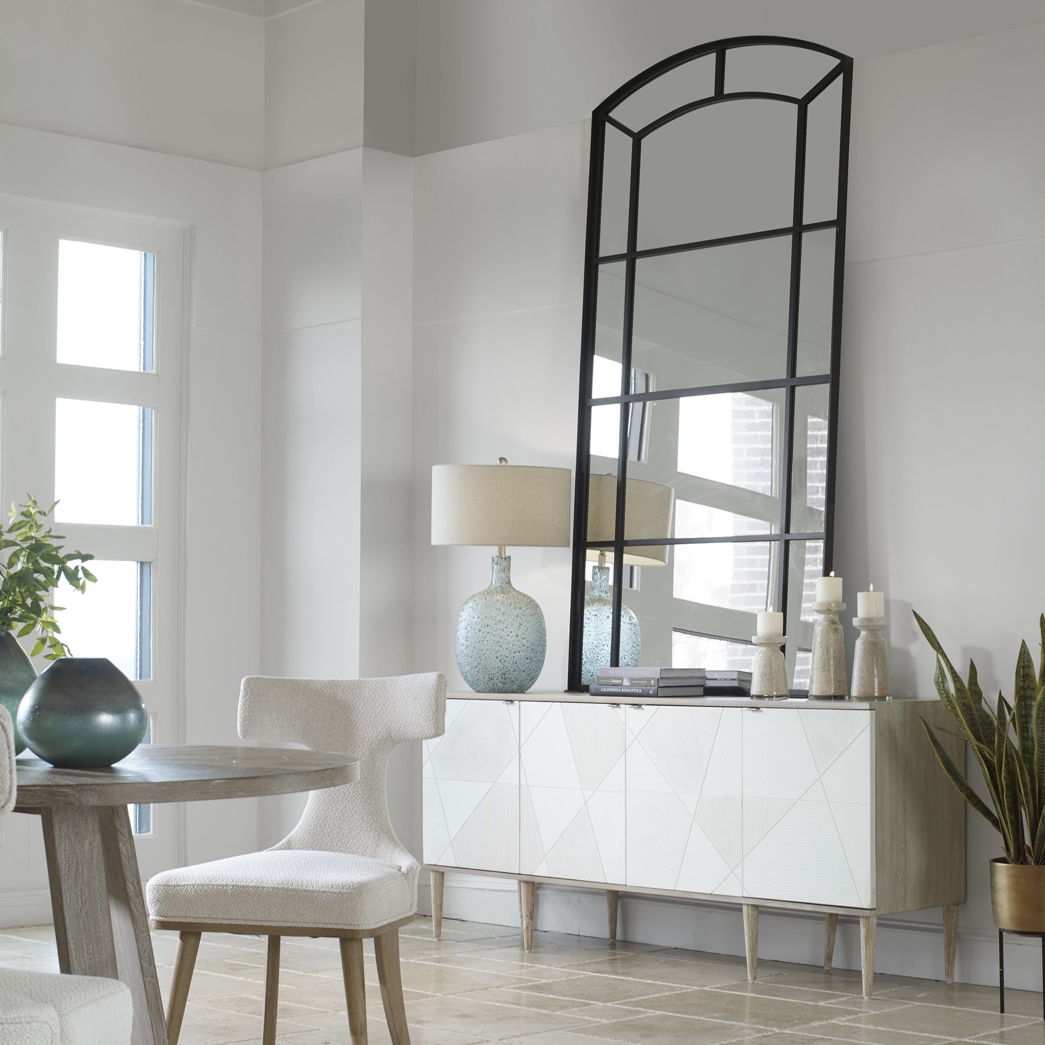 Uttermost Camber Arched Full Length Mirror