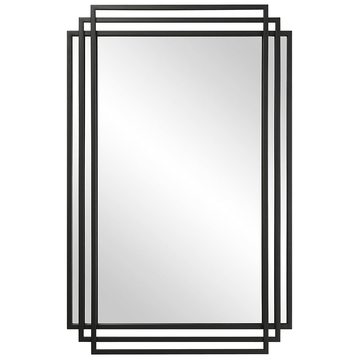 Amherst Black Iron Mirror