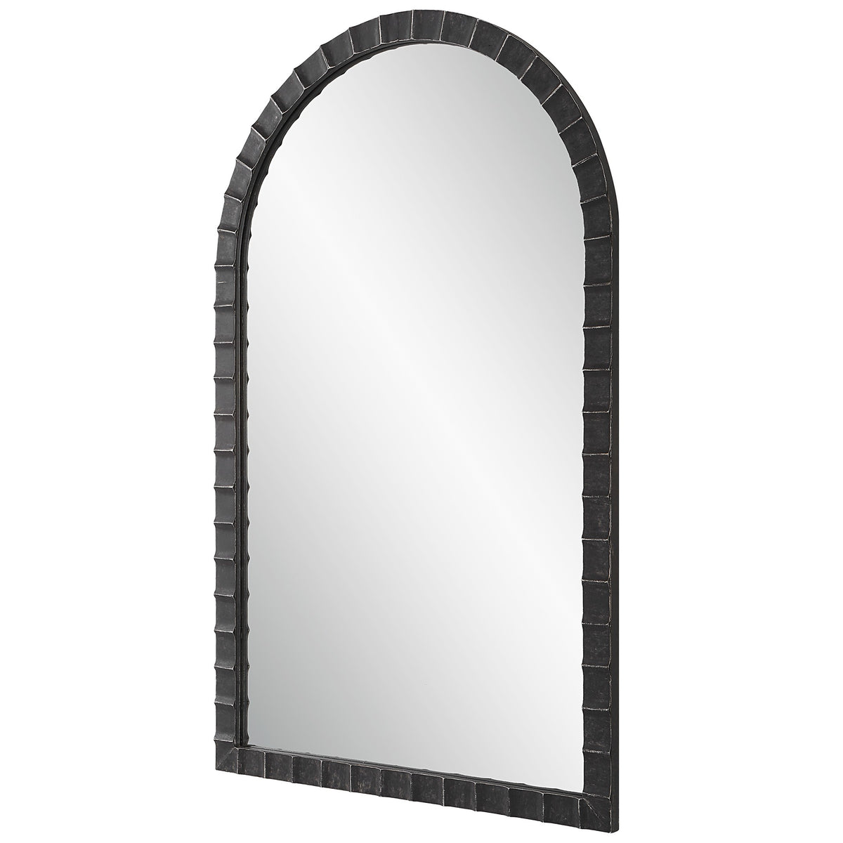 Uttermost Dandridge Arched Mirror in Black