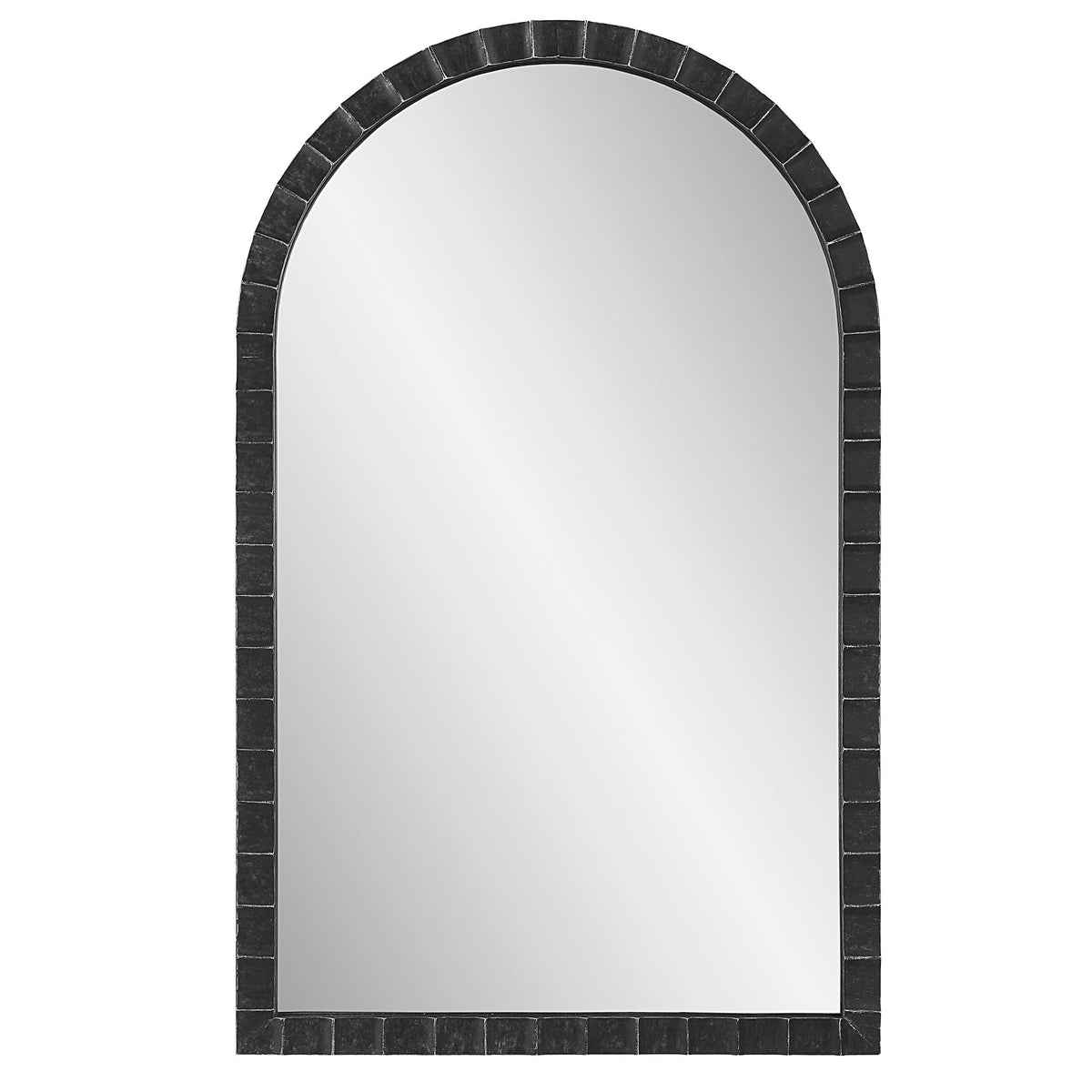 Dandridge Arched Mirror in Black