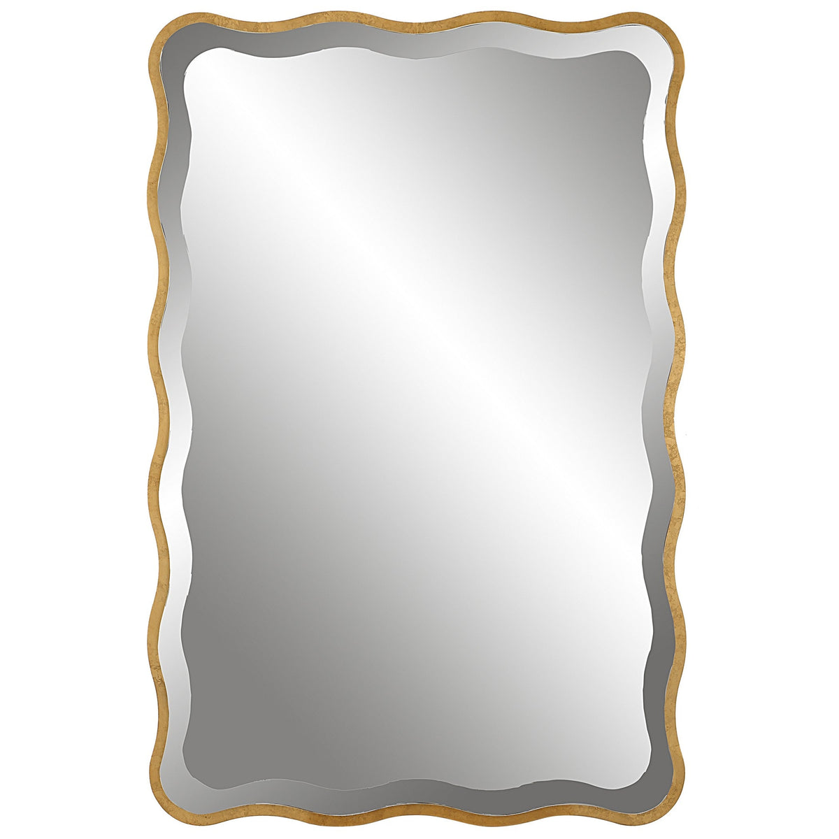  Aneta Gold Scalloped Mirror