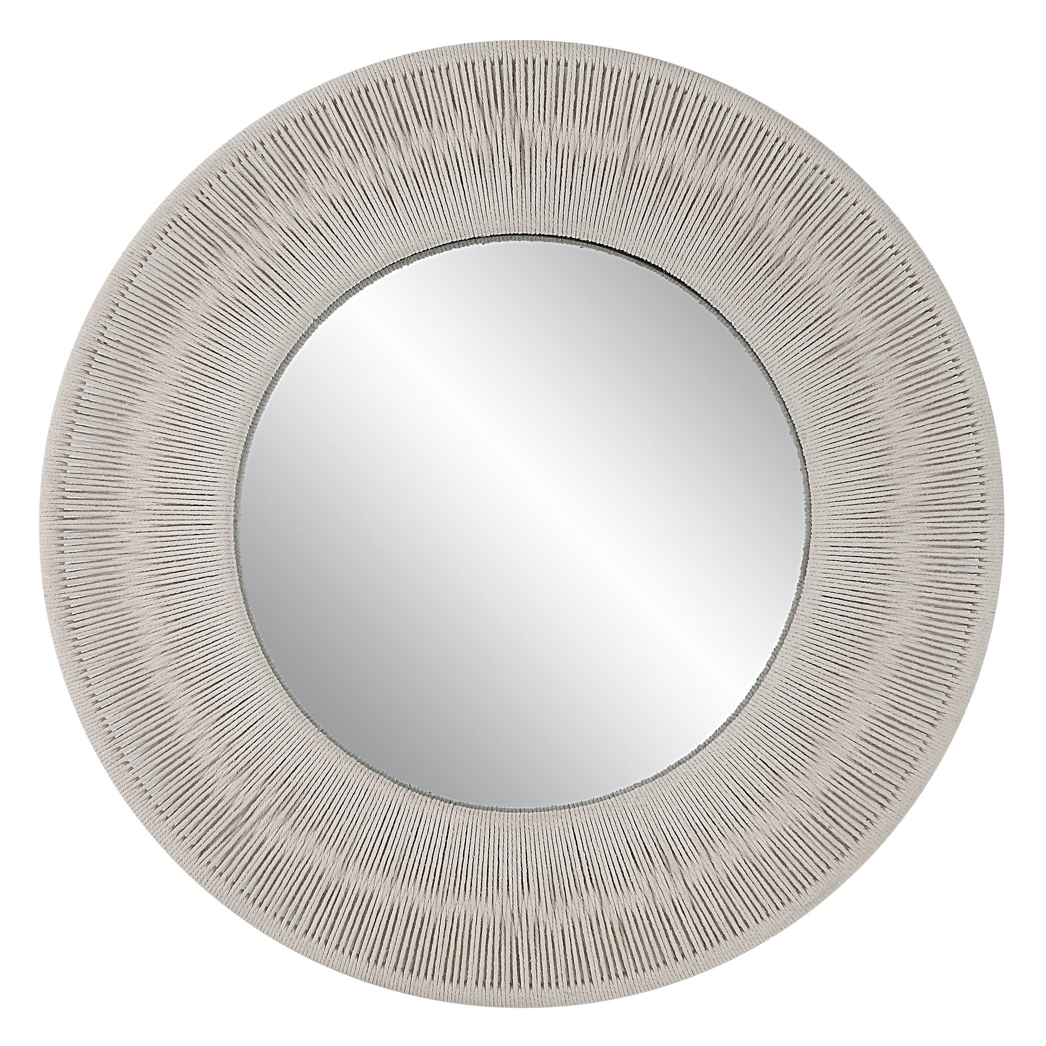  Sailor's Knot White Small Round Mirror