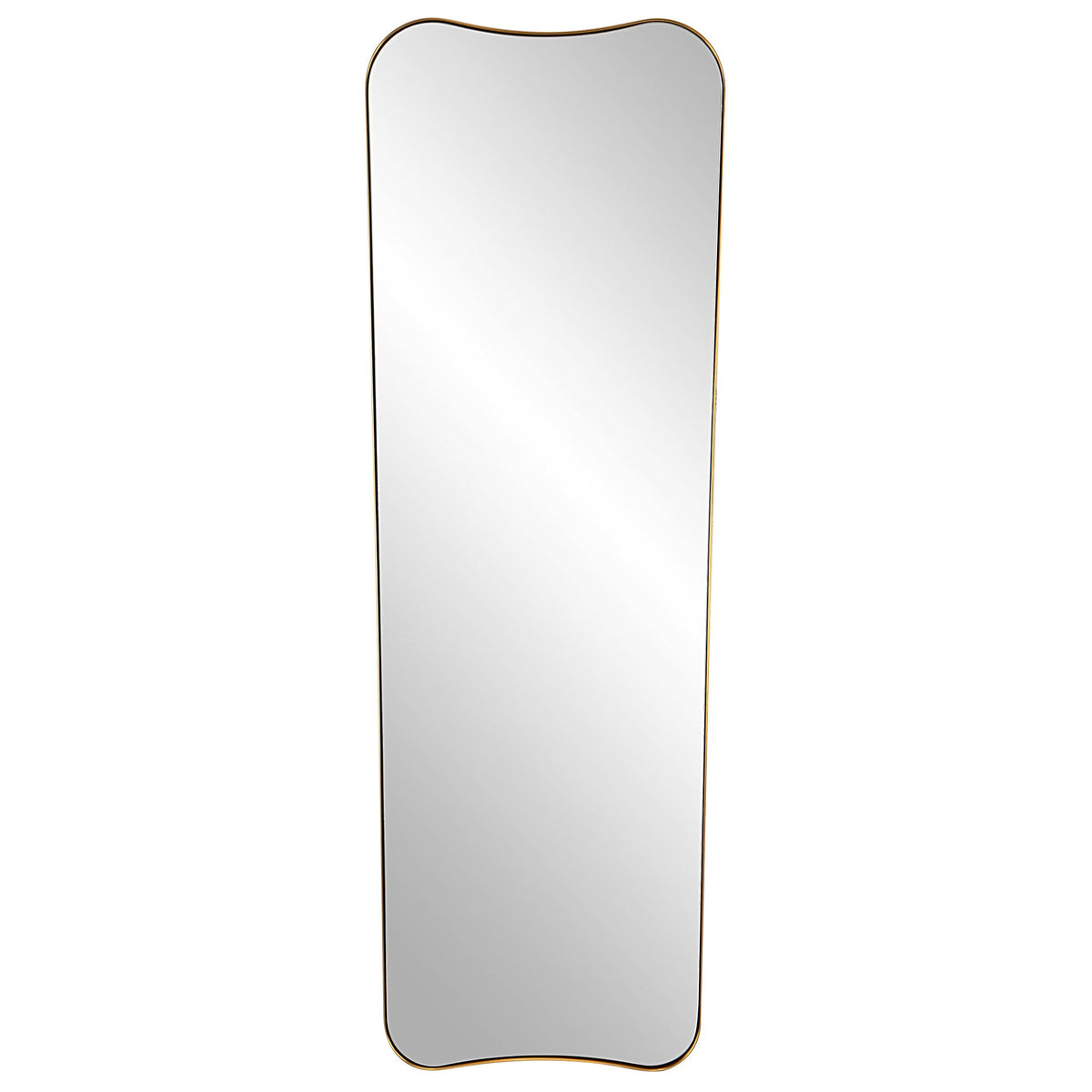  Belvoir Large Antique Brass Mirror