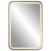 Crofton Rectangular Light Up Mirror in Black