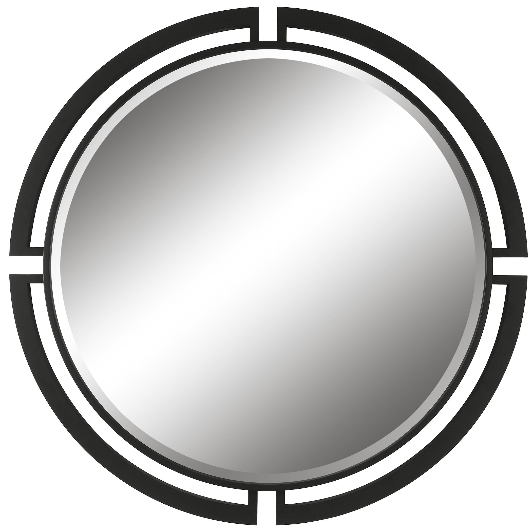  Quadrant Modern Round Mirror