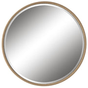  Ranchero Natural Rope Round Mirror