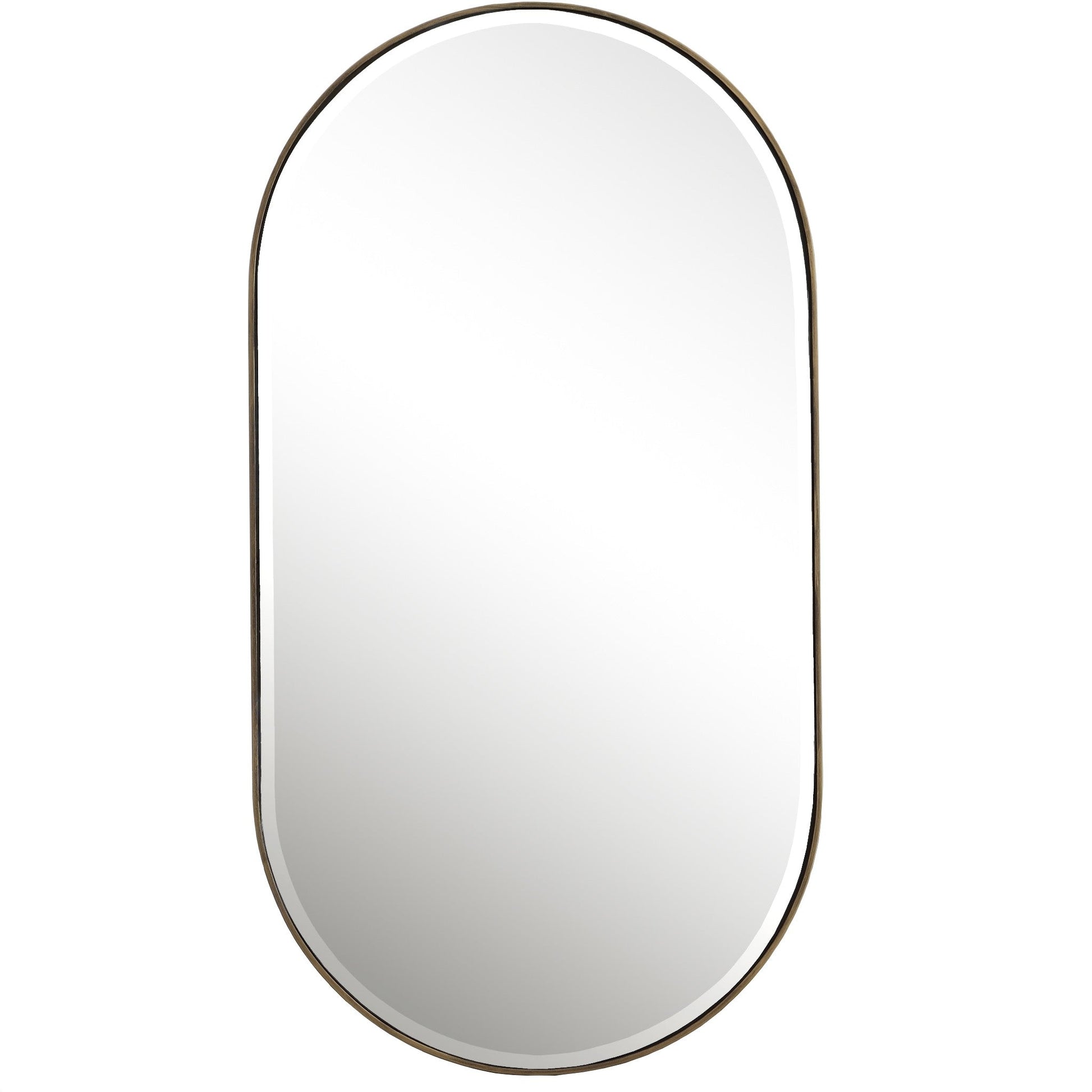  Lago Oval Gold Mirror