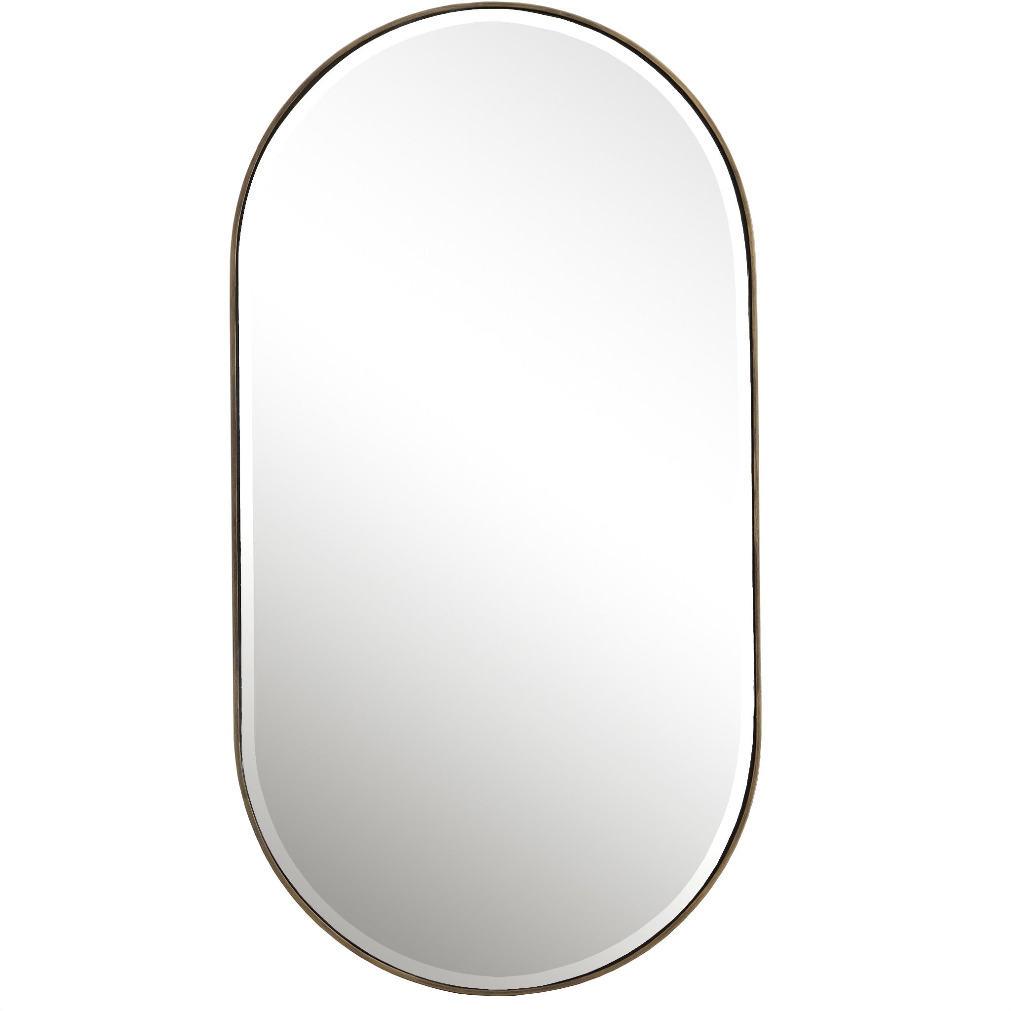  Lago Oval Gold Mirror