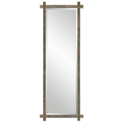  Abanu Ribbed Gold Dressing Mirror