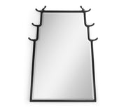 Jonathan Charles Wall Mirror Asian Fusion - Smoky Black