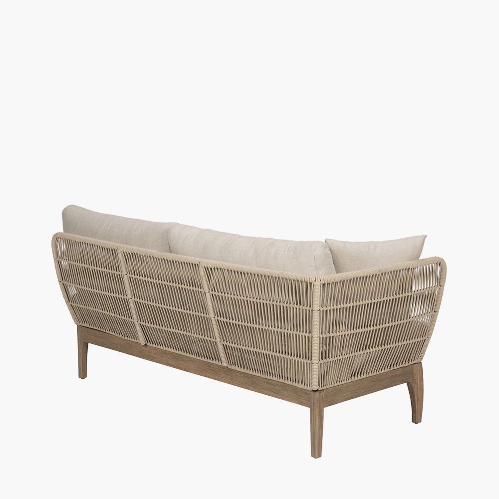Moeven Outdoor Corner Seating Set in Latte & Oatmeal - Pacific Lifestyle Outdoor Lounge Sets