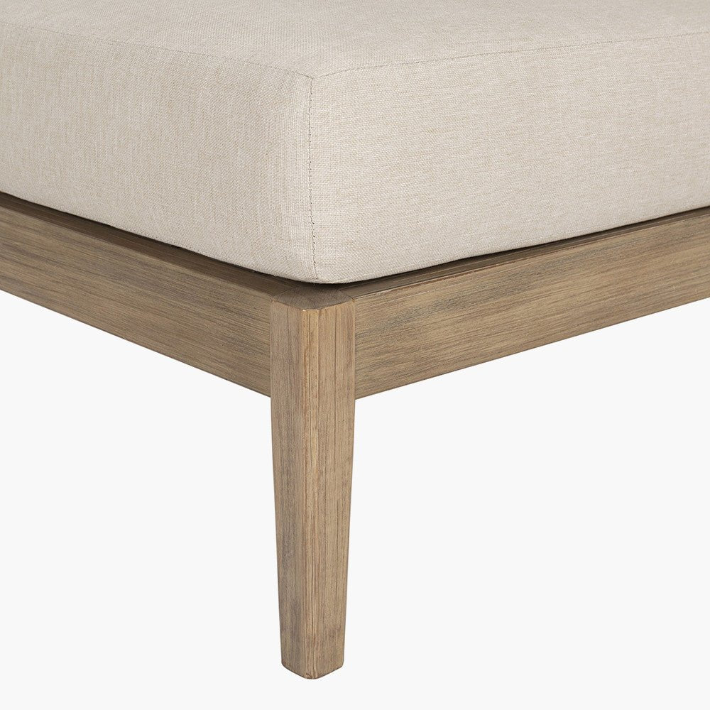 Moeven Outdoor Corner Seating Set in Latte & Oatmeal - Pacific Lifestyle Outdoor Lounge Sets