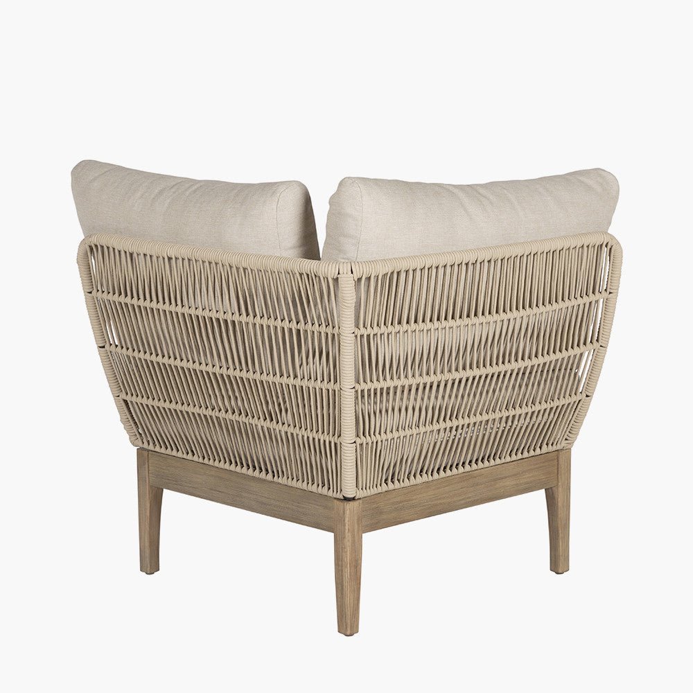Moeven Outdoor Corner Seating Set in Latte & Oatmeal - Pacific Lifestyle Outdoor Lounge Sets