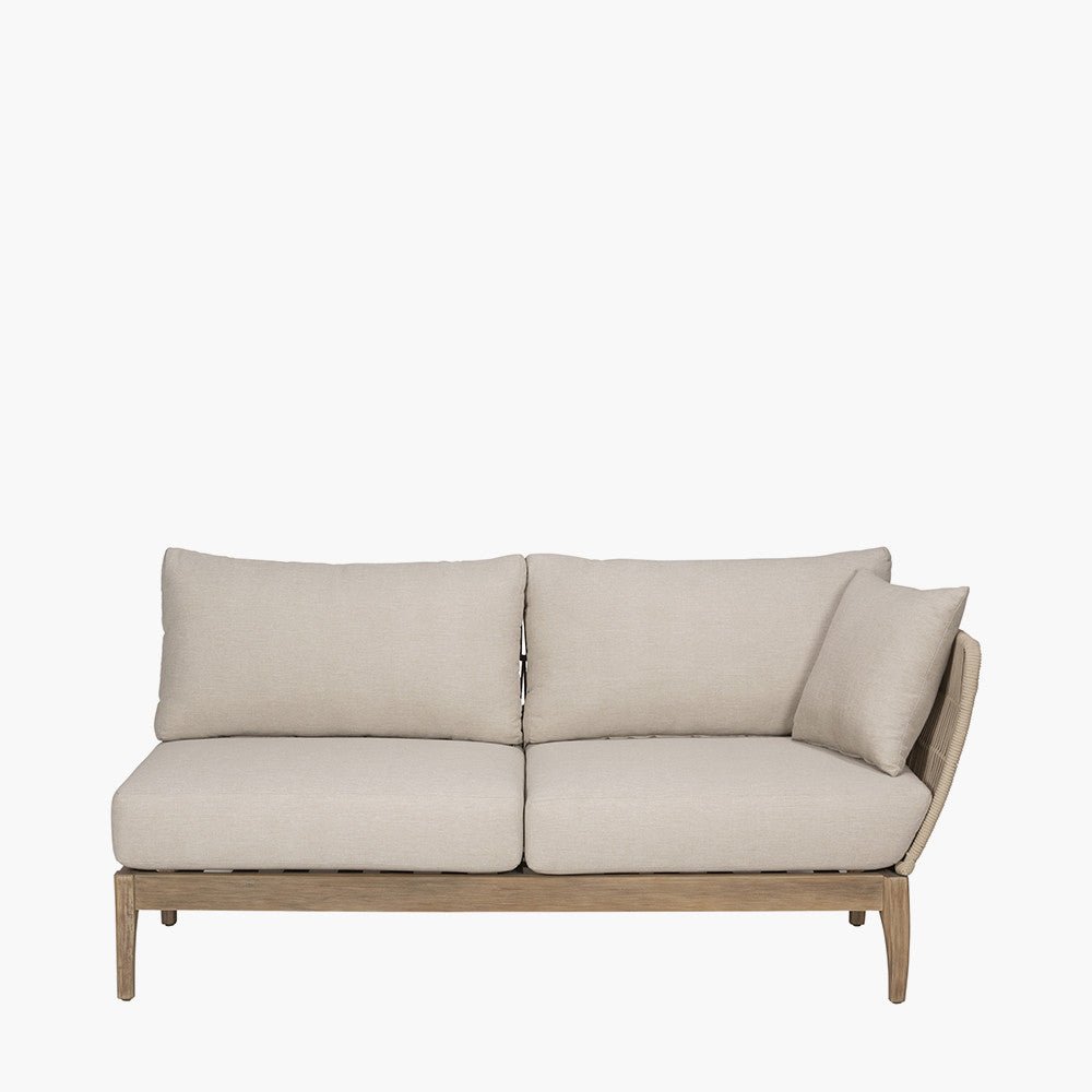Moeven Outdoor Corner Seating Set in Latte & Oatmeal - Pacific Lifestyle Outdoor Lounge Sets