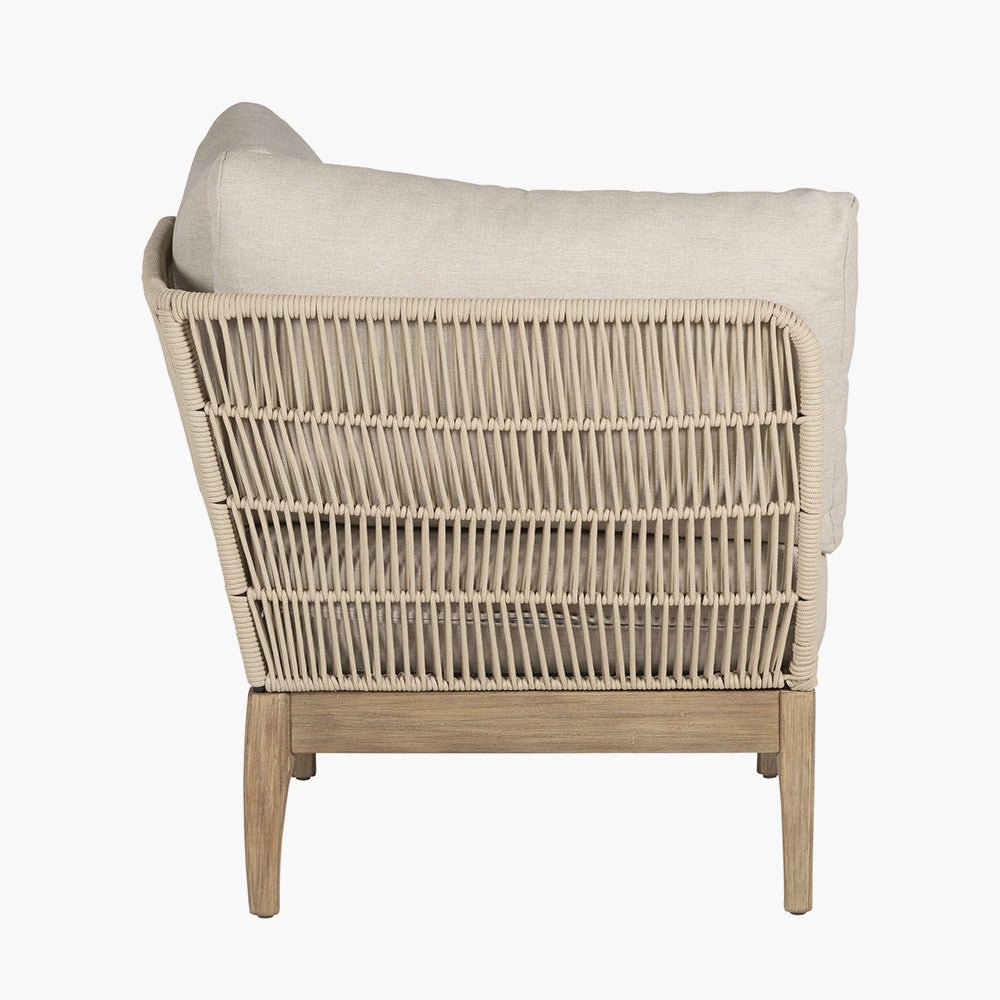 Moeven Outdoor Corner Seating Set in Latte & Oatmeal - Pacific Lifestyle Outdoor Lounge Sets