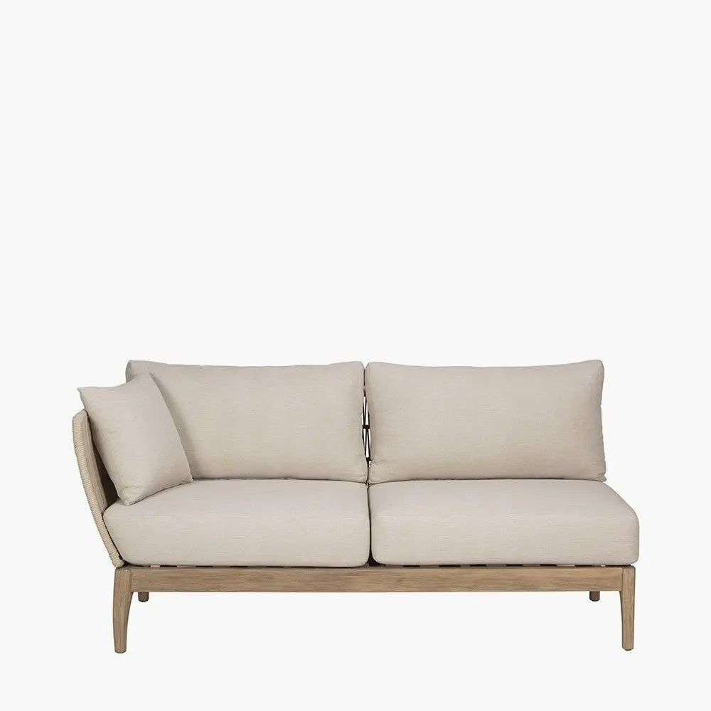 Moeven Outdoor Corner Seating Set in Latte & Oatmeal - Pacific Lifestyle Outdoor Lounge Sets