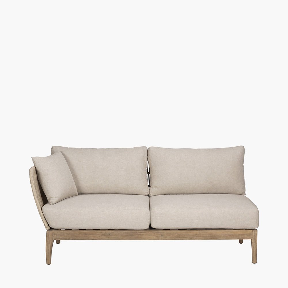 Moeven Outdoor Corner Seating Set in Latte & Oatmeal - Pacific Lifestyle Outdoor Lounge Sets