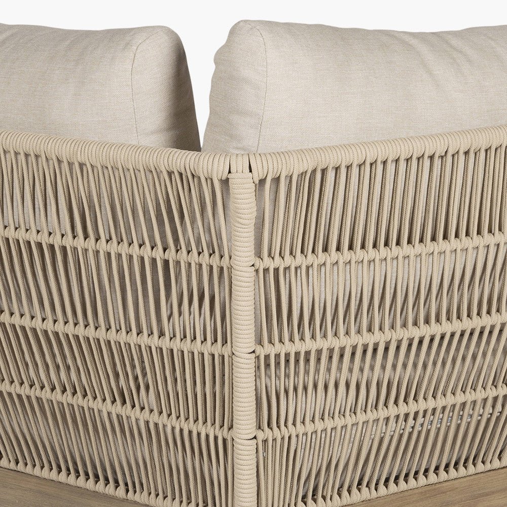 Moeven Outdoor Corner Seating Set in Latte & Oatmeal - Pacific Lifestyle Outdoor Lounge Sets