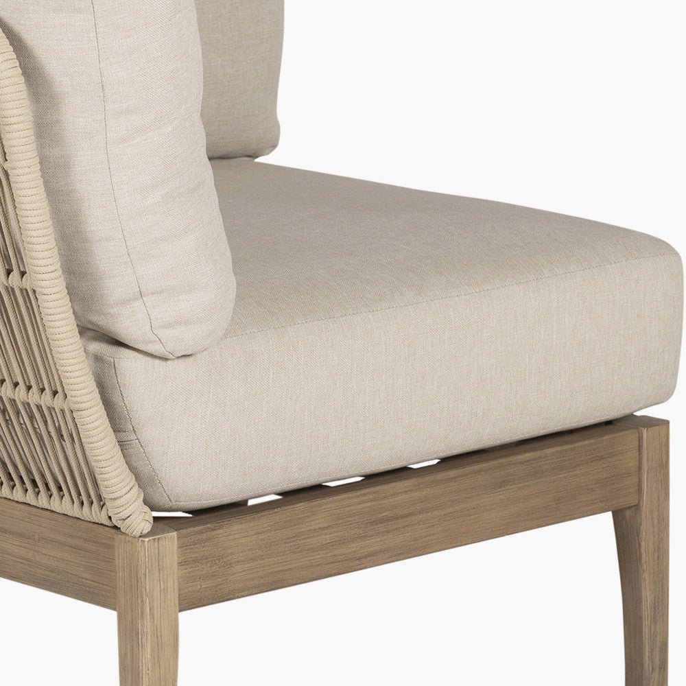 Moeven Outdoor Corner Seating Set in Latte & Oatmeal - Pacific Lifestyle Outdoor Lounge Sets
