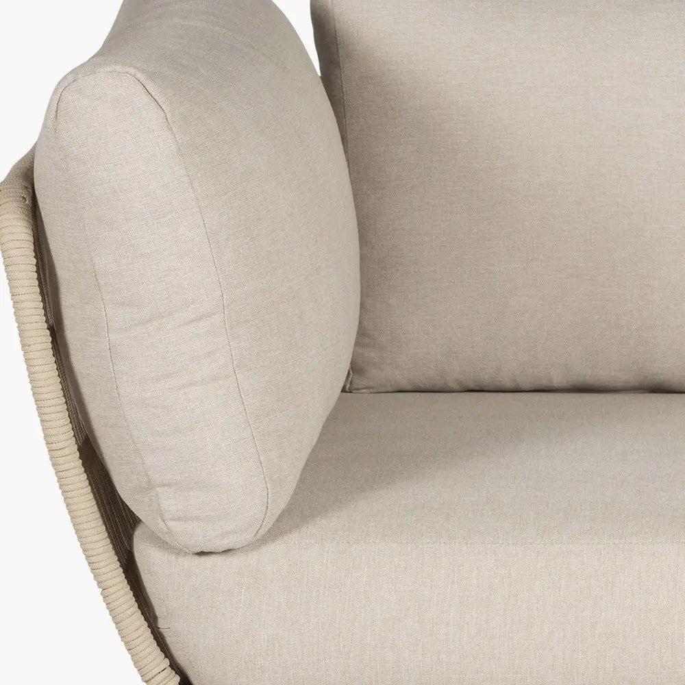 Moeven Outdoor Corner Seating Set in Latte & Oatmeal - Pacific Lifestyle Outdoor Lounge Sets