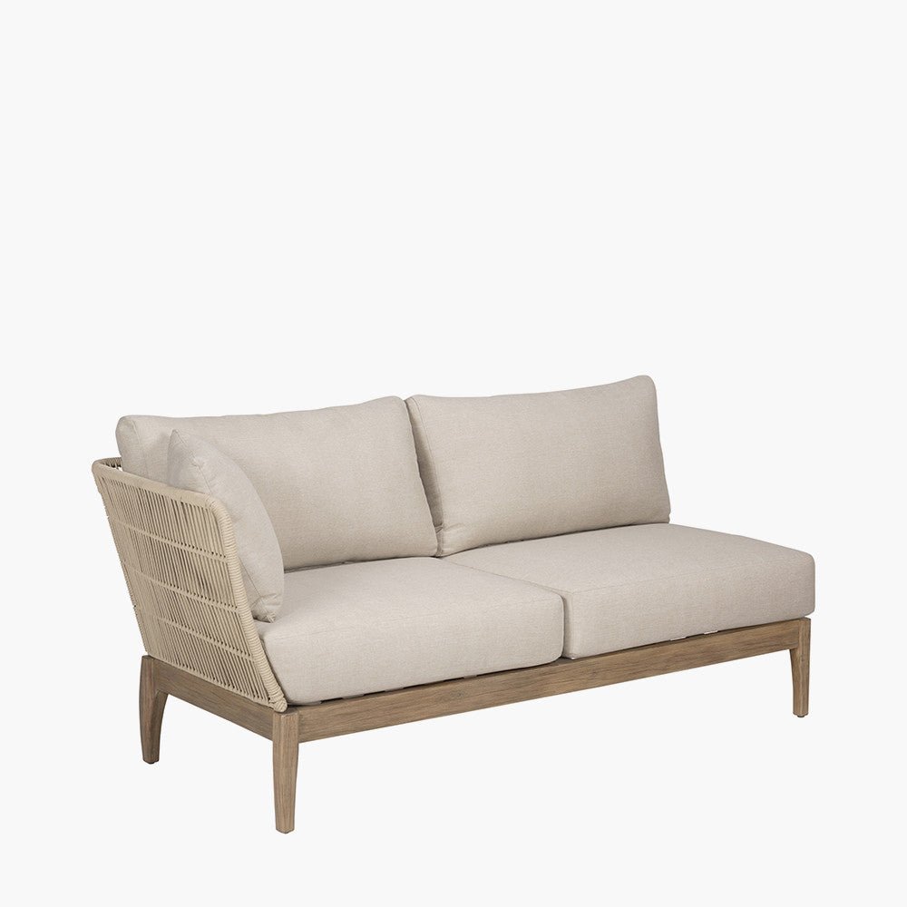 Moeven Outdoor Corner Seating Set in Latte & Oatmeal - Pacific Lifestyle Outdoor Lounge Sets