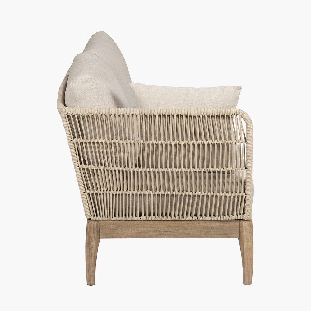 Moeven Outdoor Corner Seating Set in Latte & Oatmeal - Pacific Lifestyle Outdoor Lounge Sets