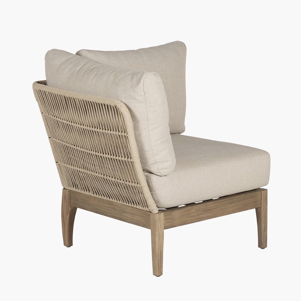 Moeven Outdoor Corner Seating Set in Latte & Oatmeal - Pacific Lifestyle Outdoor Lounge Sets