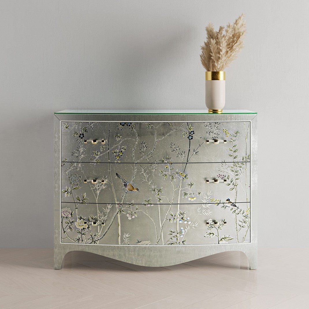 Jonathan Charles Shimmering Moon Bow Front Chest