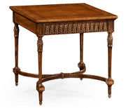 Jonathan Charles Square Side Table Napoleon with Fine Inlay