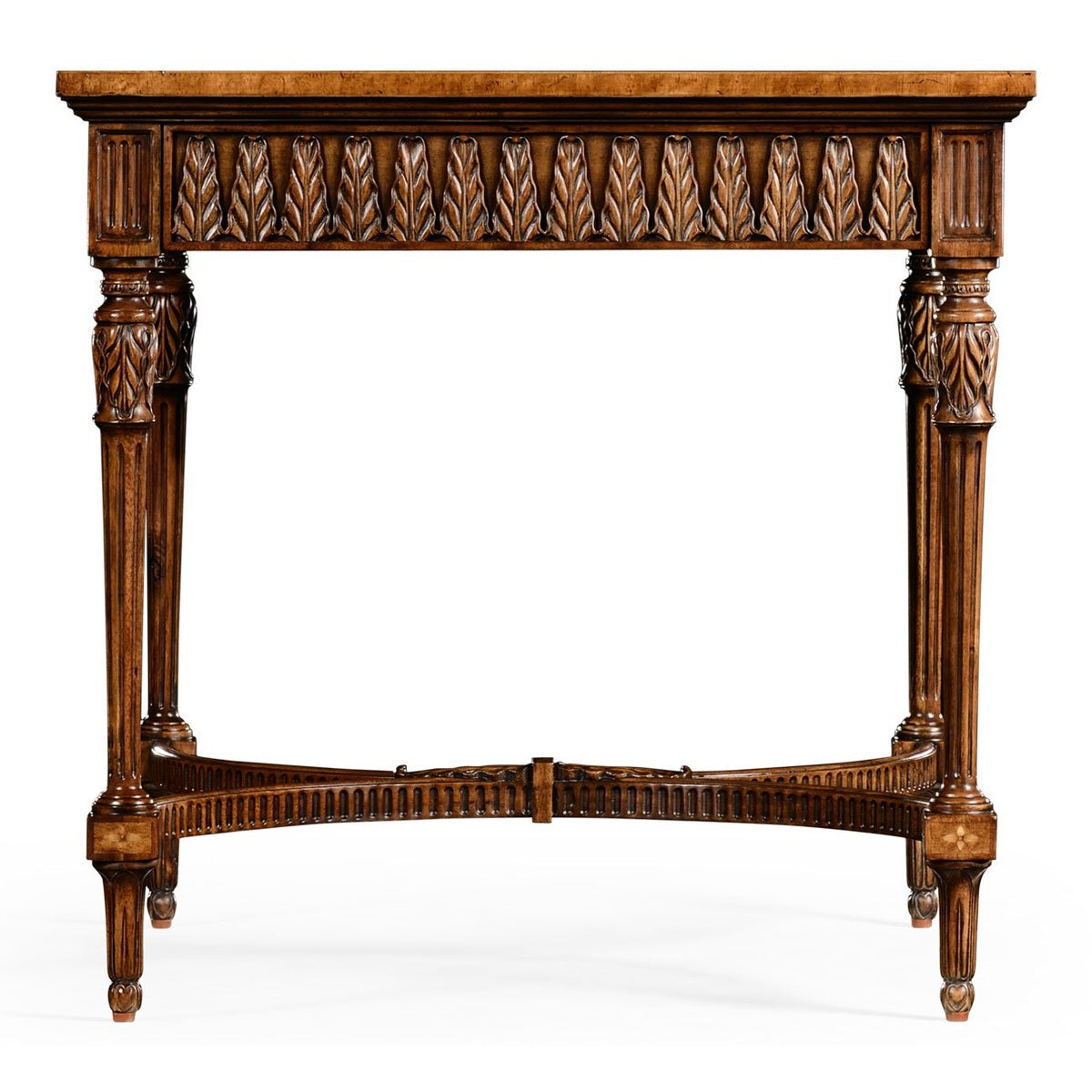Jonathan Charles Square Side Table Napoleon with Fine Inlay