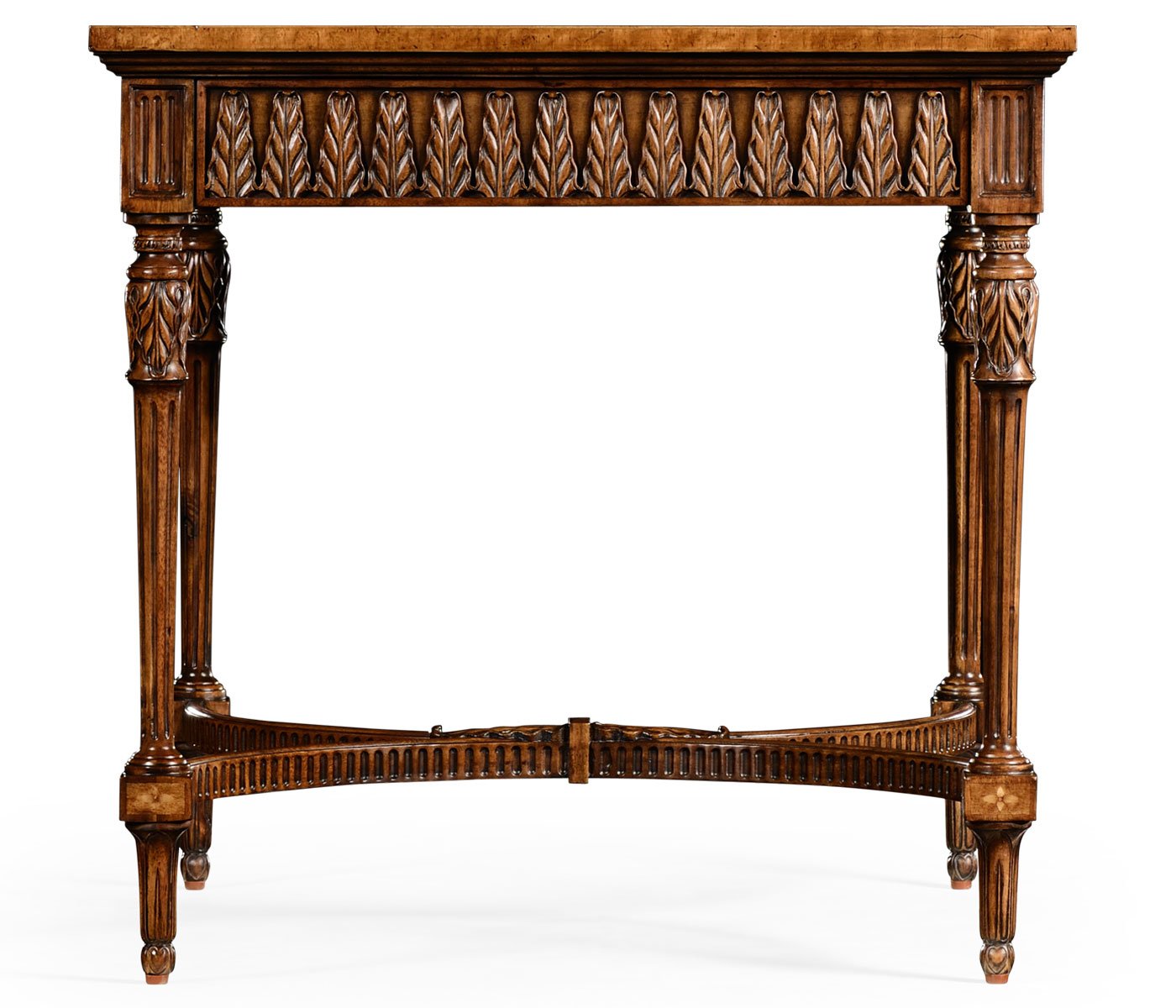 Jonathan Charles Square Side Table Napoleon with Fine Inlay