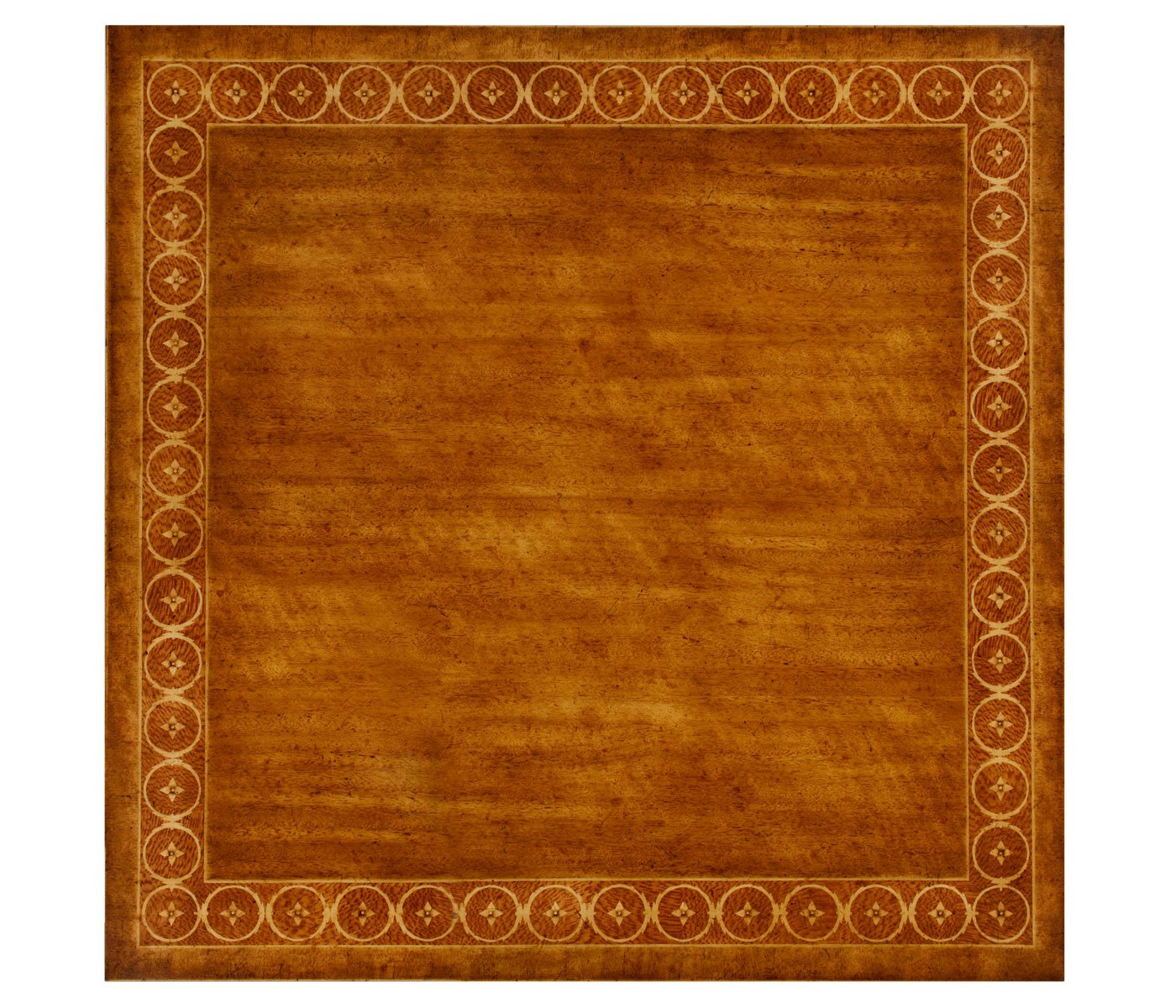 Jonathan Charles Square Side Table Napoleon with Fine Inlay
