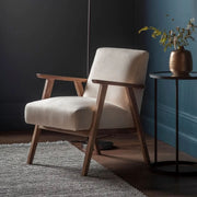 Neha Natural Linen Armchair Accent & Armchairs