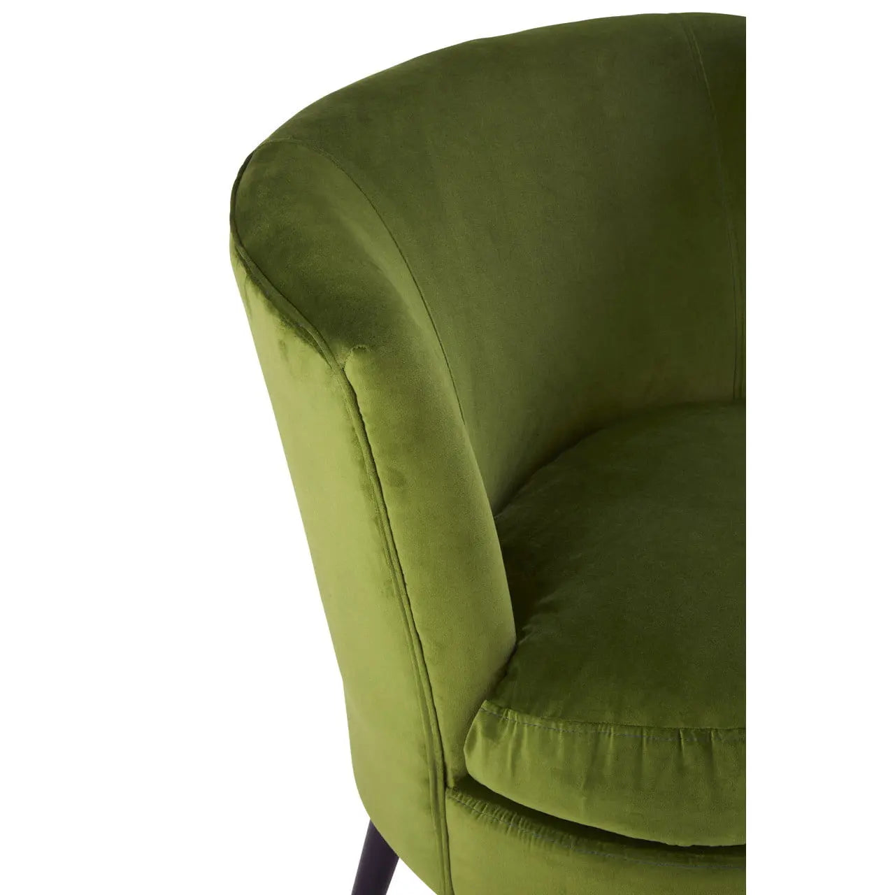 Nia Green Round Armchair Accent & Armchairs