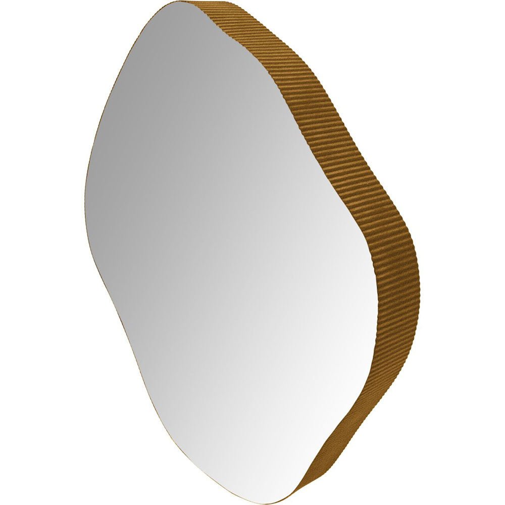 Organic Metal Framed Mirror Aged Champagne Nicholas John Interiors Ariese