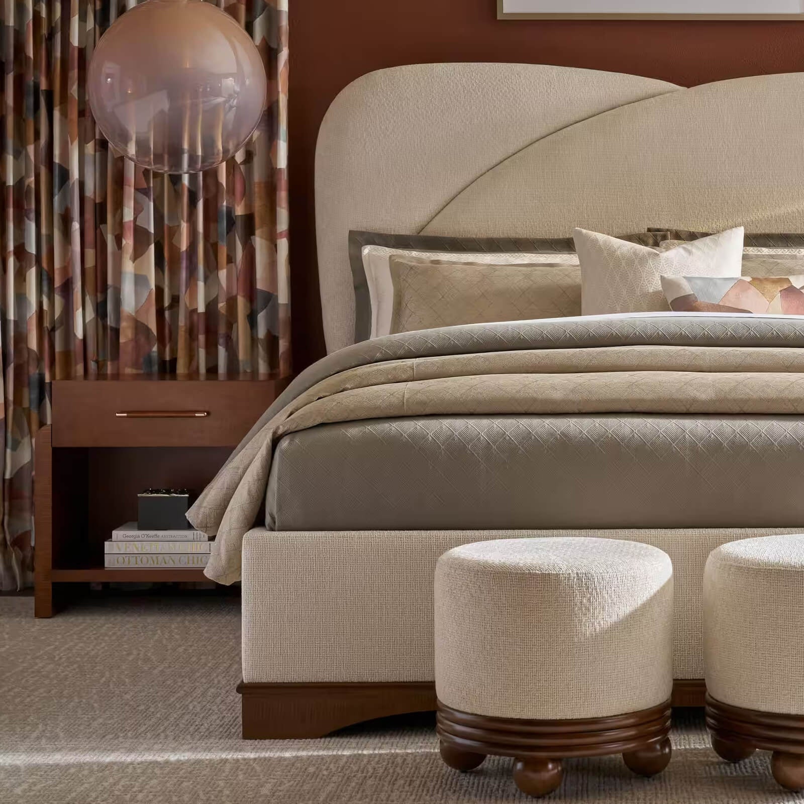 Theodore Alexander Origins Nightstand in Landmark