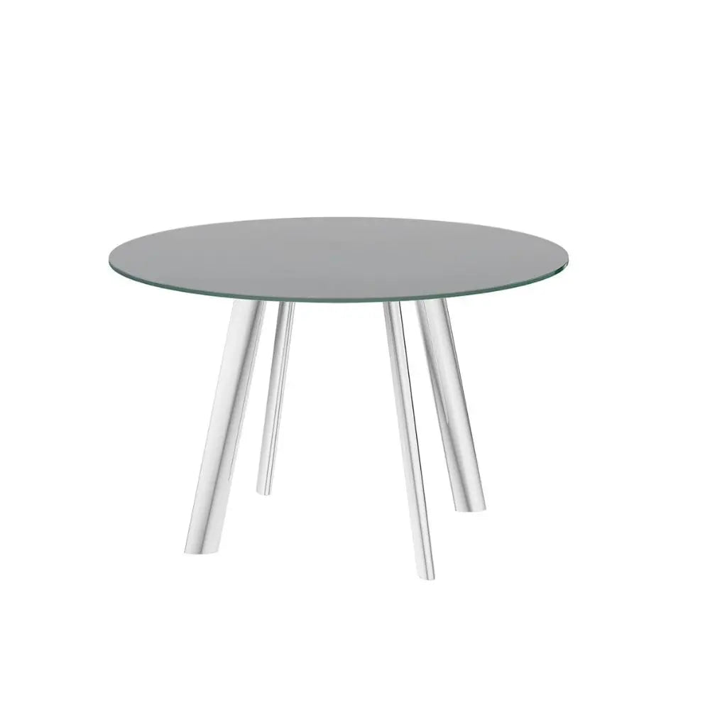 Orla Swivel Extending Dining Table Taupe - 102 - 166cm