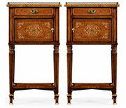 Jonathan Charles Mother of Pearl Bedside Table - Set of 2